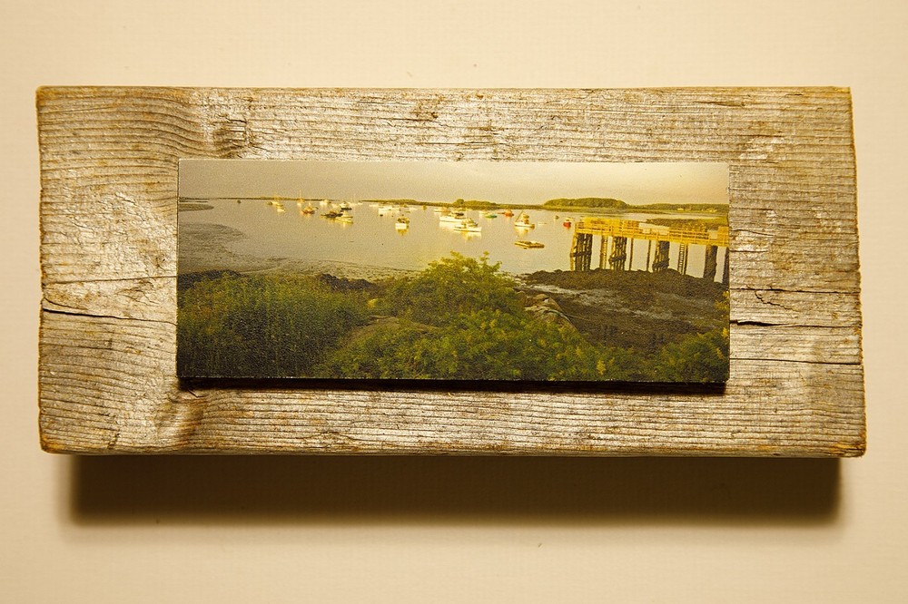 Driftwood Mounted Seascape – Cape Porpoise Harbor, Maine