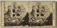 Germany Castle Heidelberg c1862 Photo Braun Stereo Album Vintage