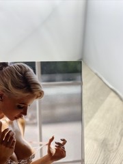 Contemporary Pinup Girl 4×6 Photo – Fine Art Color Print – Blonde Female Form