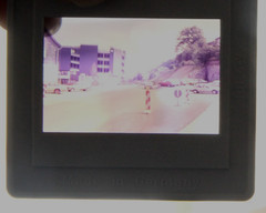 Photo negative slide Opel Ford VW Renault car auto vintage AW