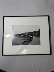 Boathouse Row 1947 Black & White Framed Photograph Schuylkill River Pennsylvania