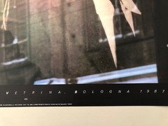 CLAUDIO ISGRO ,’VETRINA BOLOGNA,1987′ BOGART, RARE AUTHENTIC 1988 ART PRINT