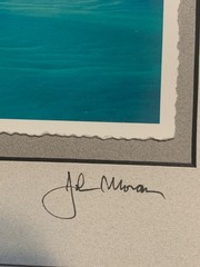 John Moran Signed Florida Keys Seascape Photo “West of Key West”