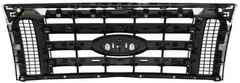 Front Bumper Upper Grill Fit for 2009-2014 Ford F-150 F150 Xlt,Chromed Grille Bu
