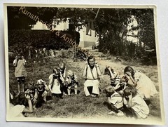 orig. Photo postcard photography child children around 1930 Cannstatt kindergarten