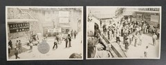 Photo View Lipari Sicily Advertising Advertising Port Italy Sign Moped People