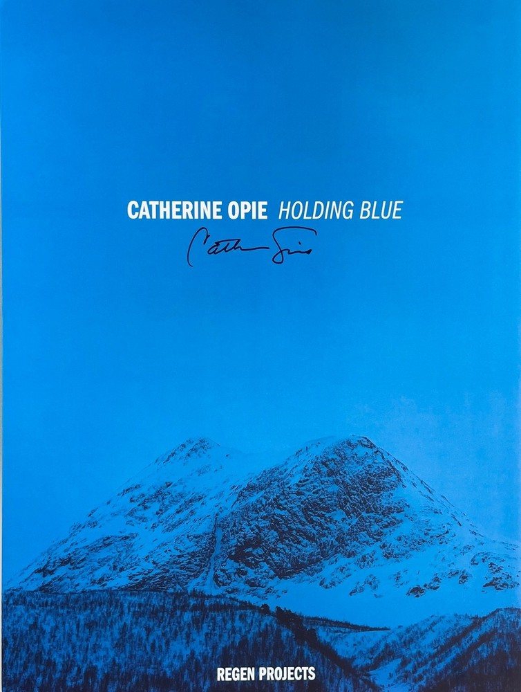 Catherine Opie, Holding Blue, new, hand signed photography poster 2026