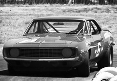 Mark Donohue enters turn 9 in 1969 Trans-Am at Laguna Seca