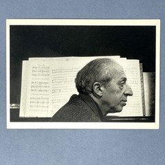 Aaron Copland 1959 Art Print Card Photo By Arnold Newman Fotofolio 4.25”x6”