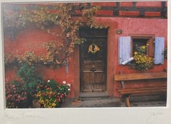 France Framed Photo-4” X 6” Photo 11.75” X 10.75” Frame Matted And Glass