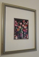 VTG FRAMED & MATTED PRINT- PHOTOGRAPH of TULIPS- Signed/Dated by Artist- 189/250