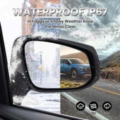 Right Passenger Side Mirror Compatible with Toyota RAV4 2019 2020 2021 2022 2023