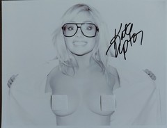 KATE UPTON * Playboy & SI Model Hand Signed B&W 8×10 Autograph