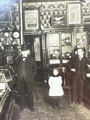 Vintage Dated 1912 Watch & Jewelry Store Photograph