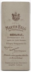Photograph Martin Balg, Berlin, Dirksenstr. 25, Elegant Lady in Fashion Blouse
