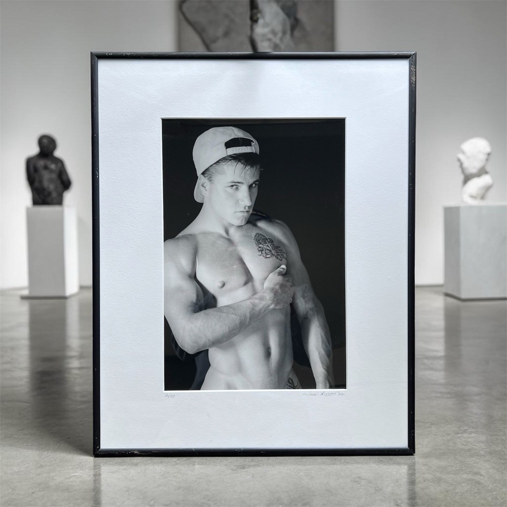 JOSE ARROYO 1992 Ltd. Ed. (2/50) Silver Gelatin Print – “Chuck And His Tattoos”