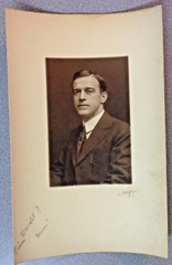 MONTE F. BROWN Rare EDWARD CURTIS SIGNED PHOTO Owner Seattle Paper Daily Guide +