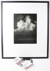 Bill Wittliff signed 1983 South Padre photo & 2017 Austin Film festival badges