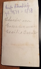 Luise Abendroth 24/12 1834 – 2.3. 1858 / Photo