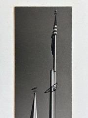 DOROTHY NORMAN «Falmouth Church and Flag Pole I” 1933 Silver Gelatin Ex-Museum