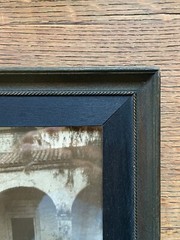 VTG Wood Framed Photo Mission San Juan Capistrano’s Classic Colonnade