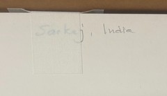 Original CLEMENS KALISCHER ‘Sarkej, India’ GIRL w 4 Boys SIGNED Gelatin PHOTO