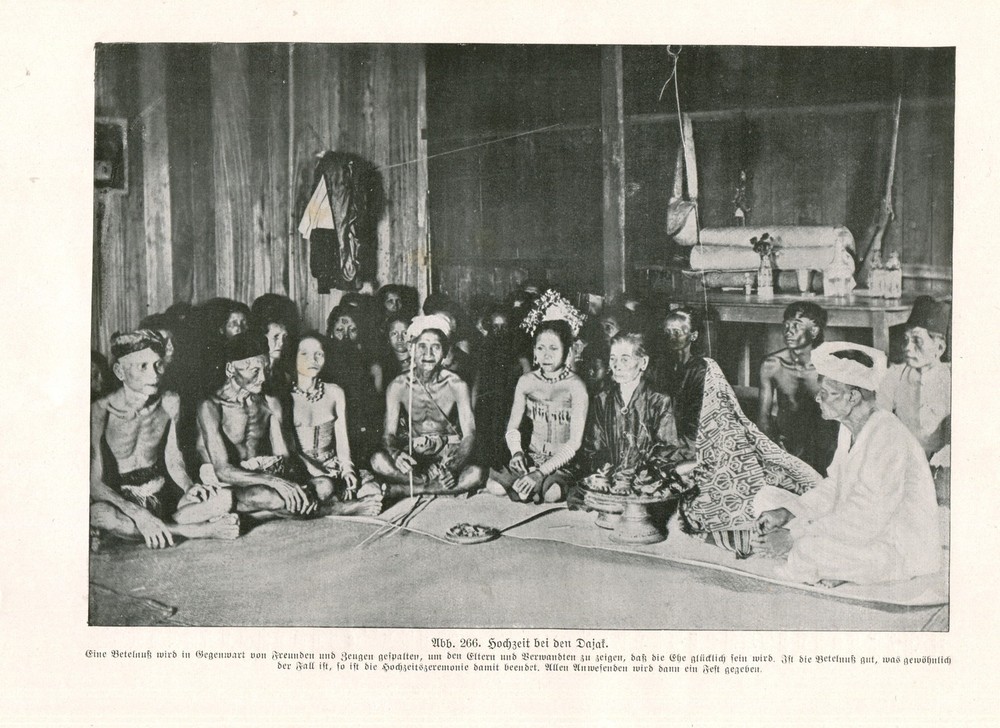Picture – Wedding at the Dajak, Malaya – Circa 1925 (OR-1)