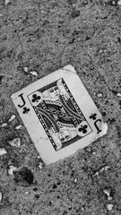 Street Photography, Joker, playing card, glossy, printed, 8×10 in