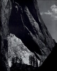 1959 Ansel Adams Yosemite Valley National Park Cliffs Cathedral Rocks Art Photo