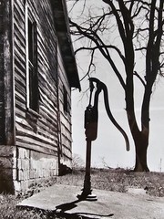 Original Signed John Bower 35mm Fine Art B&W Photograph 20×16 Framed Midwest Art
