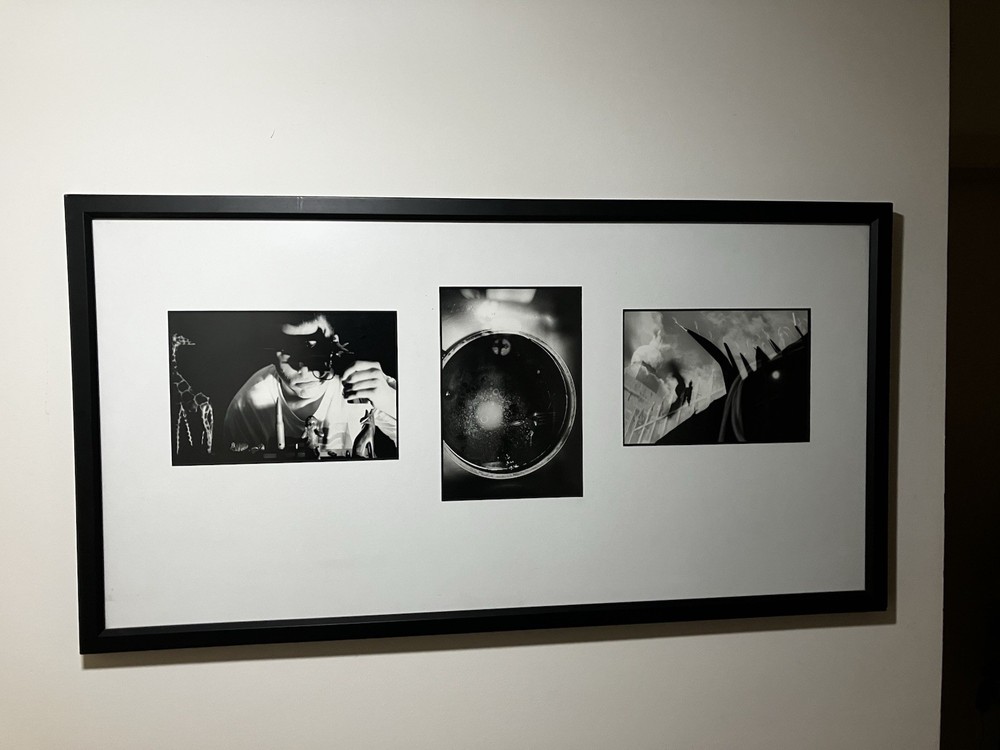 Black And White Silver Gelatin Prints 2001 34x16in Framed Diptych Untitled