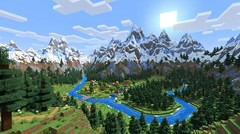 Minecraft Wallpaper Digital Image Picture Photo Desktop Background AI Art Poster