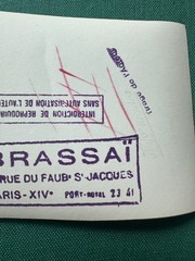 Brassaï Original Vintage Photograph (circa 1940–1950) – Paris Studio Stamp