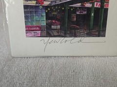 SIGNED PRINT OF THE PUBLIC MARKET IN SEATTLE WASHINGTON–ED NEWBOLD