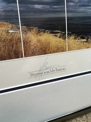 Mark Bergsma Signed Art Framed Photograph Lighthouse Dog “Waiting For My Friend”