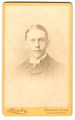 Photograph Stanley, Guildford, Hospital Street, Portrait of a Young Man