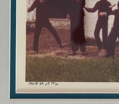«The Frogs» – Amish Boys – Signed, Ltd. Ed. Photograph by Bill Coleman, framed