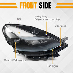 Right Full LED Headlight Assembly Fit for Tesla Model 3/Y 2021 2022 2023 | for 1