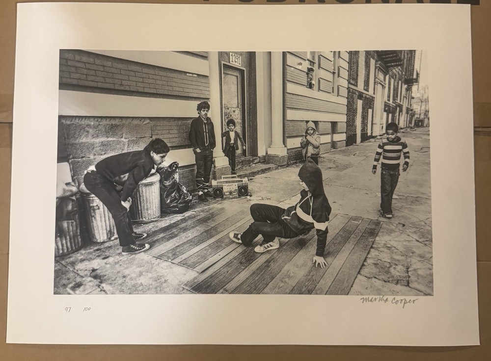 Martha Cooper Bronx Breakers 1981 11×15 Photo Signed Limited COA 1xRUN