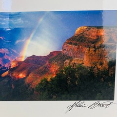 Art Photography Grand Canyon AZ RAINBOW FROM EL TOVAR POINT Alain Briot Signed