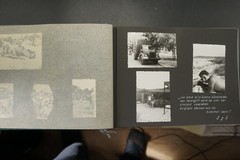 Photo album GDR travel pictures Bulgaria swimwear ticket drawing woman man view