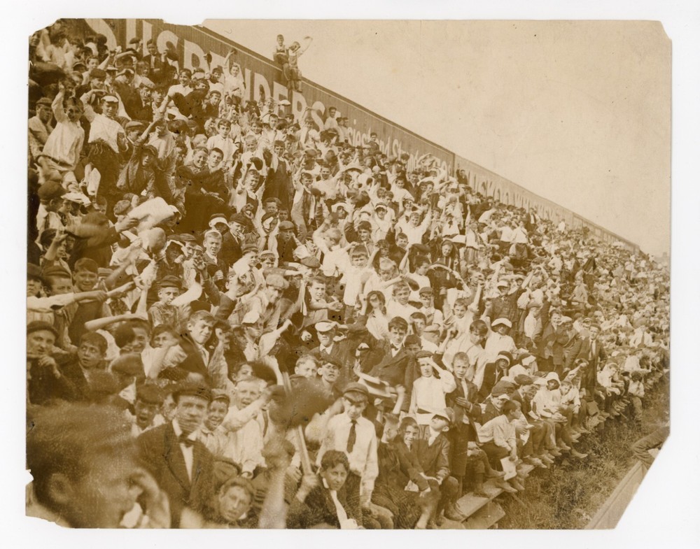 Early Crowd Scene at Baseball Game Baseball Magazine Archive