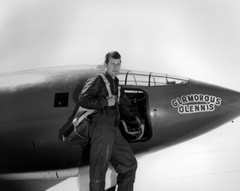 New Photo: Chuck Yeager with Glamorous Glennis, Bell X-1 Sound Barrier – 6 Sizes