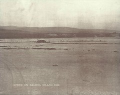 NEWPORT BEACH Scene on Balboa Island 1910 VINTAGE Photo Print 1481 11″ x 14″
