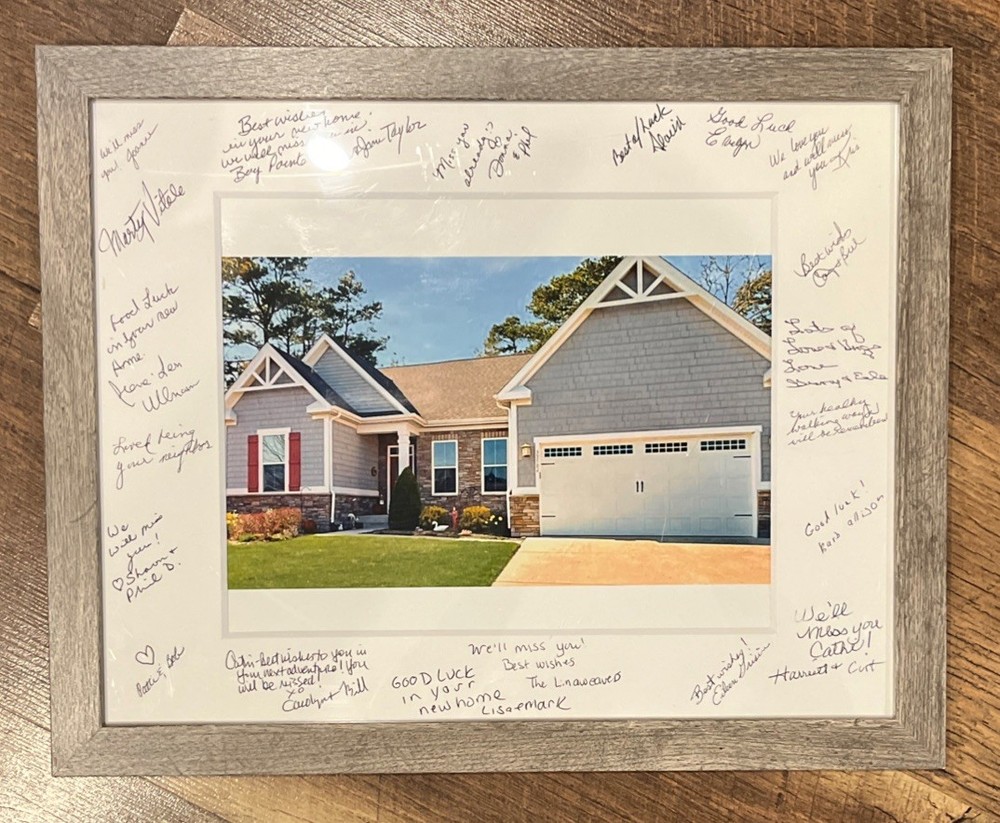 Home House Picture Nostalgic 15 1/2″ X 13 1/2″ Neighborhood Signatures