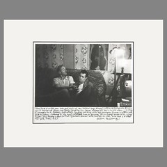 William Burroughs & Jack Kerouac, NYC, 1953 – Allen Ginsberg Photograph