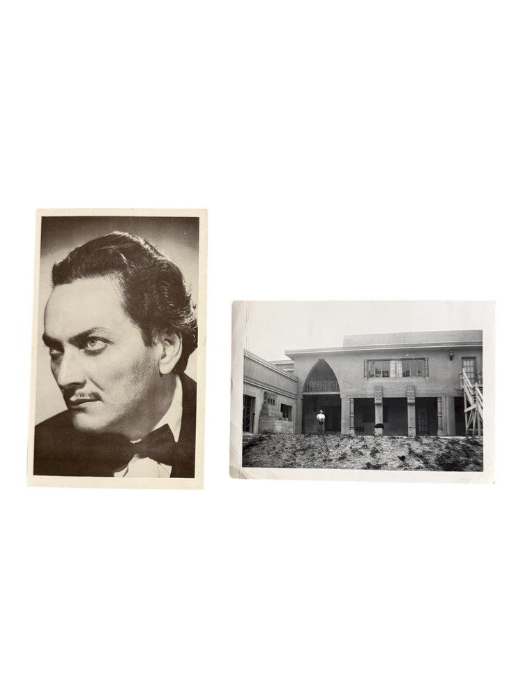 Manly P Hall / Real Photo Postcard with Original Photo of the Philosophical