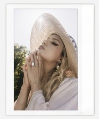 Instax Wide pinup blonde model Bradley Fujifilm Instant Film Photograph
