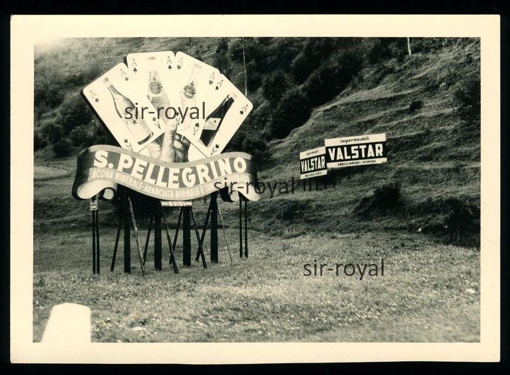 San Pellegrino Werbung – Schild Reklame Italien – Foto 10x7cm