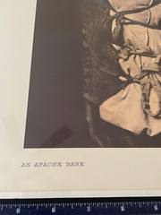 Edward S. Curtis An Apache Baby 16 x 9 Sepia Print Native American EUC